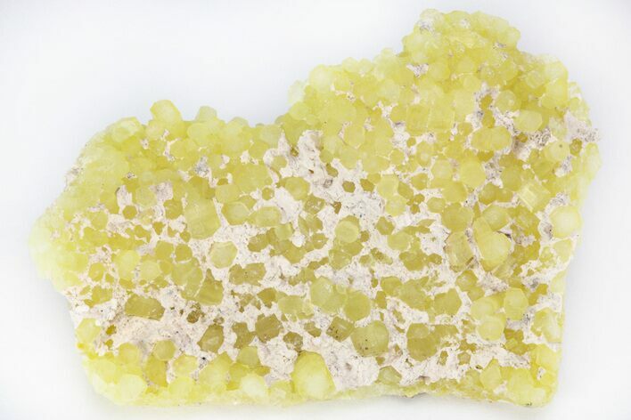 Lemon-Yellow Ettringite Crystal Cluster - South Africa #212775